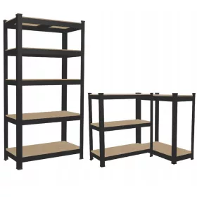    GardenLine метален складов рафт 180 x 90 x 30 см макс. 175 кг на рафт