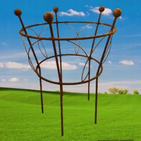    Подпора за растения, храсти, божури, хортензии, подпори, диам. 50 височина 60см метал