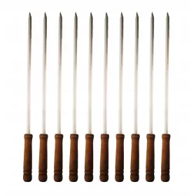    ШИШОВЕ ОТ НЕРЪЖДАЕМА СТОМАНА XL 10 бр. ШАШЛИК