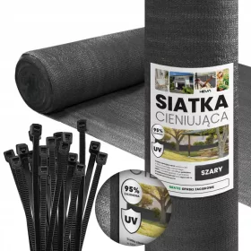   Climateo 95% засенчваща мрежа 1,5х25 м сива