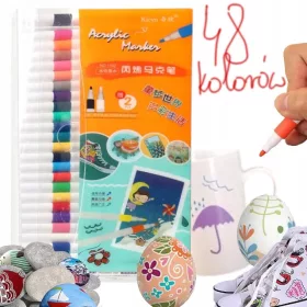    Маркери, маркери, маркери, 48 части, АКРИЛНИ МАРКЕРИ