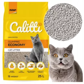    CALITTI Economy Bentonite котешка тоалетна 25л