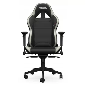    Геймърски стол SPC GEAR SR600 EKIPA EDITION, изкуствена кожа, черно и бяло