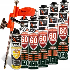   9 × Budowlany Expert универсално лепило на пяна 750 ml + 2 други продукта