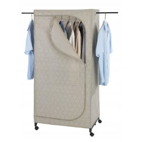    Гардероб Wenko 60 x 160 x 75 см нюанси на сивото Огледало: Без огледало