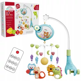    КОШАЛО ВЪРТЕЖКА МУЗИКАЛНА КУТИЯ ПРОЕКТОР Регулиране силата на звука + ЕЛЕКТРО ДИСТАНЦИОННО