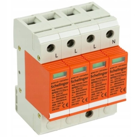 Отводител от пренапрежение Schelinger 275 V IP20 5000 A