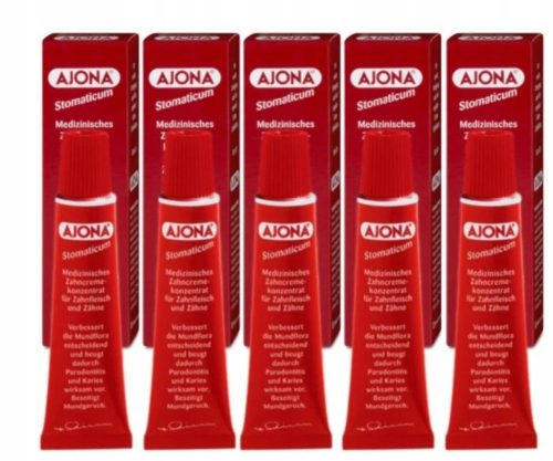  AJONA Паста за зъби Медицински концентрат 5x25ml DE