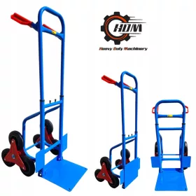   Стълбищна количка 200кг транспортна фреза 6 колела