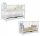  Дървено легло SKLEPBABY ZUZIA WHITE DRAWER 60 x 120 cm бяло