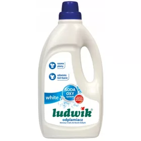    Ефективен кислороден препарат за премахване на петна в гел за бели тъкани LUDWIK White 1л