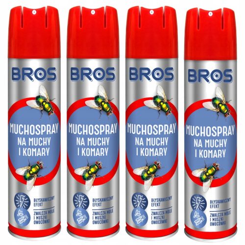  Аерозолна пръскачка Bros 400 ml против мухи и комари
