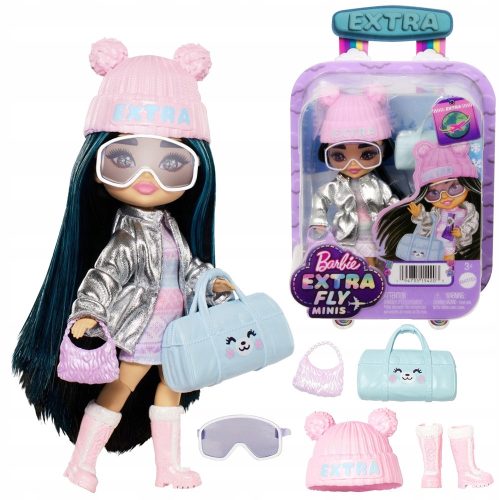  Зимна кукла Barbie Extra Fly Minis HPB20
