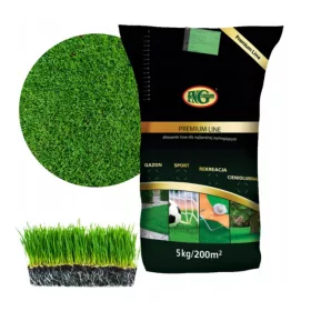    Декоративна трева, тревна смеска, за сенчести места, градина Гранум 200 м² 5 кг