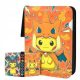  Колекционерски албум на Pokemon Card, класьор, 50 страници, 400 карти, ключалка