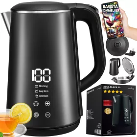    Електрическа кана Lehmann Aqua Black 10 1500 W 1,6 л черна