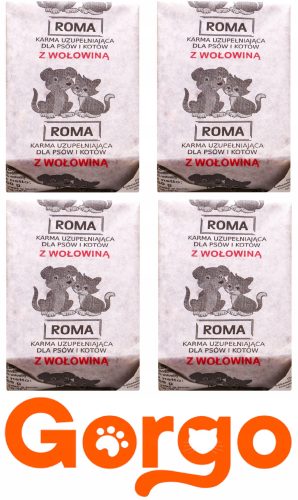  ROMA говеждо и птиче замразено месо за кучета и котки