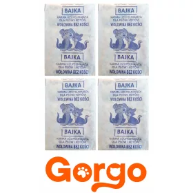    Замразено месо за кучета и котки БАЙКА с телешко без кост