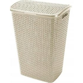    Стоящ кош за пране Curver 55л, нюанси на кафяво и бежово