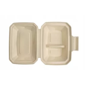   Съдове за еднократна употреба - LunchBOX контейнер за обяд 24x17xcm EKO каша безплатно SUP 200 бр.