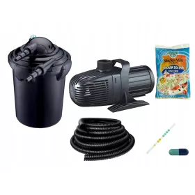    ВЕТЪРЕН ФИЛТЪР 13000L UV-C 11W + ПОМПА 8000l/h + МАРКУЧ