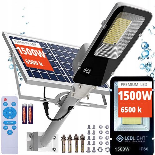  Led Light улична лампа 1500 W 150000 lm на соларно захранване