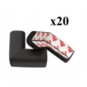    Защита, защита на ъгли и ръбове - черна 20 бр.