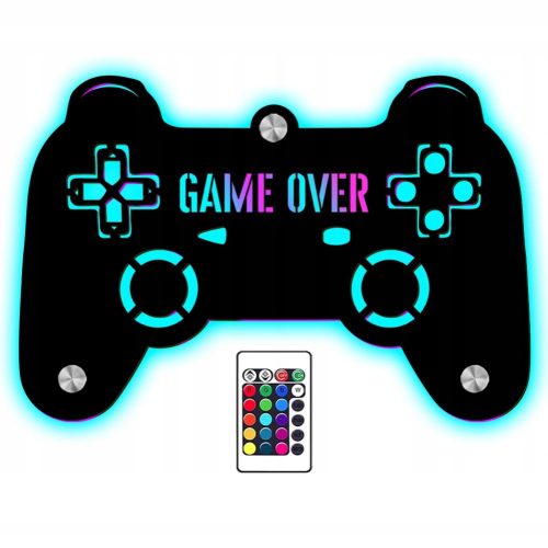 Забавен предмет - LED НОЩНА ЛАМПА Gamepad Pad Дистанционно управление за геймър, подарък за ДЕТЕ МОМЧЕ 3D
