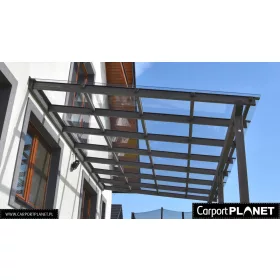   Плътен поликарбонат 8 мм, безцветен, млечно бял