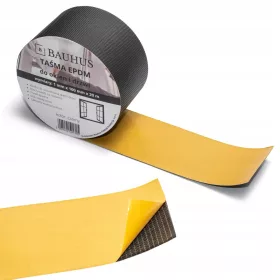   EPDM УПЛЪТНИТЕЛНА ЛЕНТА Престилка с цяла адхезивна мембрана 100mm 20m Bauhus