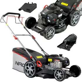    Бензинова косачка за трева с кош NAC, капацитет 125 cm³. кош 60л, ширина на косене 46см