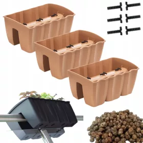    Балконска кутия 39,5 х 28 см, пластмаса