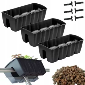    Балконска кутия 58 х 28 см, пластмаса