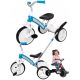  Триколесен велосипед FIRST BIKE ELITE+ BLUE за деца 2, 3, 4 години