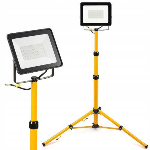Халоген неутрално бяло 0 lm 0 W + LED прожектор SLIM 100W халогенна лампа PREMIUM