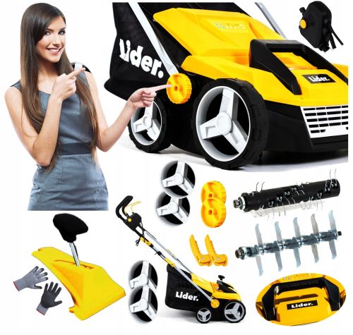  Аератор, скарификатор Leader 38 см 1800 W