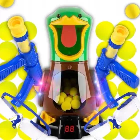    HUNGRY DUCK TARGET SHOTING 2 GUNS AND BALLS ИГРА ИГРАЧКА ЗА ДЕЦА
