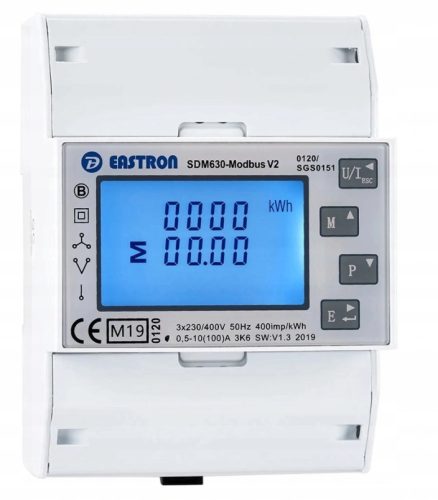 Трифазен брояч EASTRON SDM630M Modbus V2 100A MID