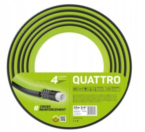  Градински маркуч QUATTRO 3/4'' 25 m CELLFAST 10-075