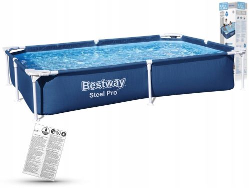 Басейн Bestway с правоъгълна конструкция 221 х 150 см
