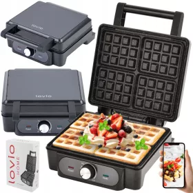    Гофретник Lovio Гофретник LVWF001BK 2000 W черен