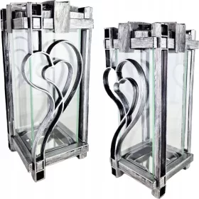   ГОЛЯМА МОДЕРНА ДЕКОРАТИВНА СВЕЩ 30.5СМ ЗА ГРОБ