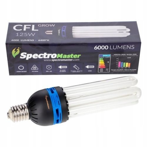  Spectromaster 125 W CFL крушка за отглеждане на растения