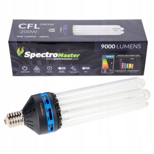  CFL крушка Spectromaster 200 W за отглеждане на растения