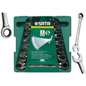    Комплект ключове с тресчотка SATA S08008