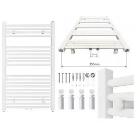   Воден радиатор за баня Aquabad 488 W 600 x 1000 mm бял