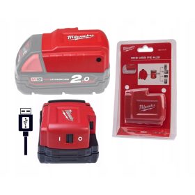  USB адаптер за батерии Milwaukee 4932471597