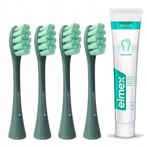  4x касети за Oclean X PRO Z1 AIR2 Pw09 резервни зелени + ELMEX SENSITIVE