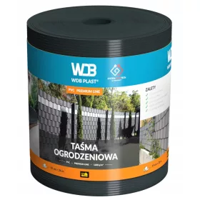   PVC ОГРАДНА ЛЕНТА 1200гр АНТРАЦИТ 19см ЗА ГРАФИТНА ПАНЕЛНА ОГРАДА