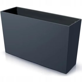    Саксия 120 см х 30 х 60 см черна керамика, нюанси на жълто и златно